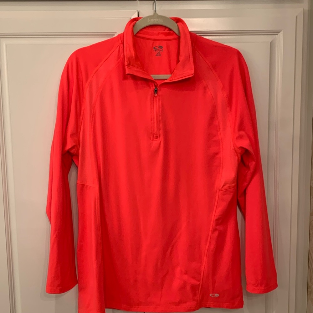Champion knit 1/4 zip jacket and tshirt